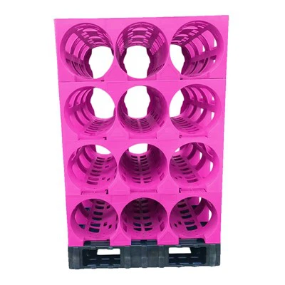 Rack Bottle Plastic Plastic Stackable