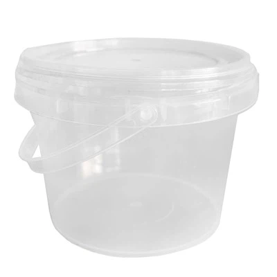 Bucketa hilanîna dorpêçê ya zelal a transparent